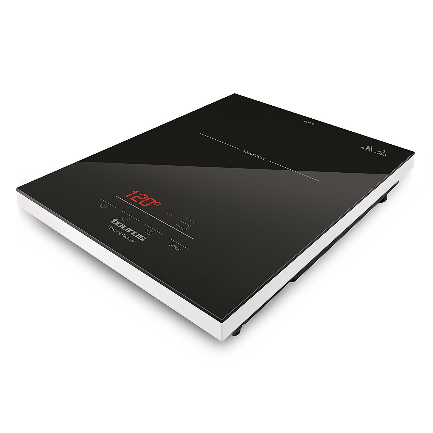 Plita cu inductie Taurus PI 410. 2000 W.10 trepte de putere si temperatura.Timer. Negru