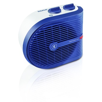 Aeroterma Taurus Tropicano 2000, 2000W, 2 trepte de putere + Aer rece, Led functionare,termostat reglabil, sistem de protectie la supraincalzire.Alb/Albastru Aeroterma Taurus Tropicano 2000, 2000W, 2 trepte de putere + Aer rece, Led functionare,termostat reglabil, sistem de protectie la supraincalzire.Alb/Albastru