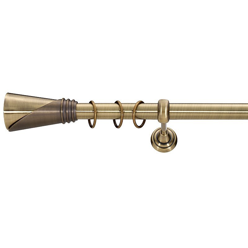 Galerie simpla Duncan, grosime 25mm, aur antic, 320 cm