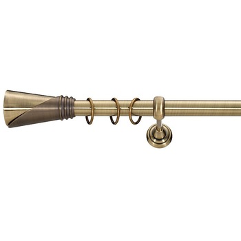 Galerie simpla Duncan, grosime 25mm, aur antic, 320 cm Galerie simpla Duncan, grosime 25mm, aur antic, 320 cm