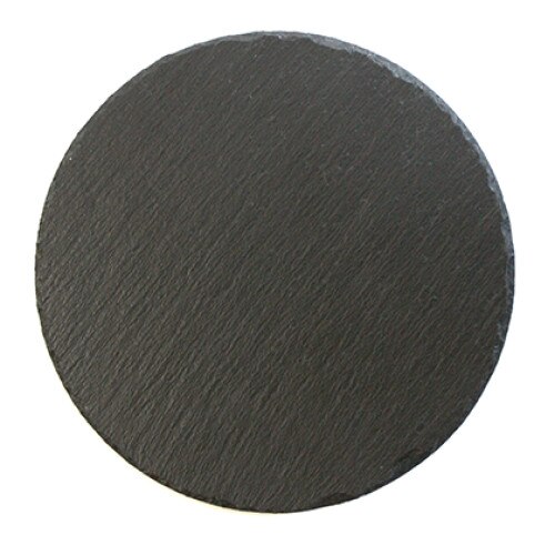 Platou,placa RAKI servire, piatra ardezie, rotund 33 xh0,5cm