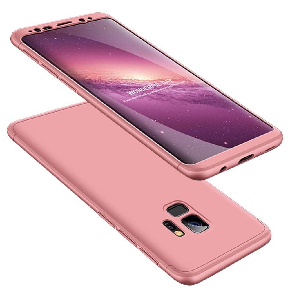 Husa de protectie fata + spate Hurtel pentru Samsung galaxy S9 G960, Roz