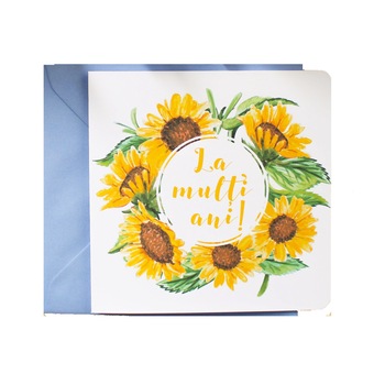 Felicitare de toamna, Sun Flower Felicitare de toamna, Sun Flower