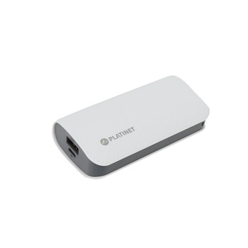 Baterie portabila 5200 mAh Platinet ,cu cablu microusb,alb Baterie portabila 5200 mAh Platinet ,cu cablu microusb,alb