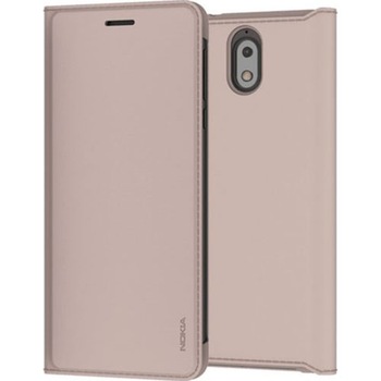 Husa de protectie Nokia Flip Entertainment pentru Nokia 3.1 Plus, CP-231 Cream Husa de protectie Nokia Flip Entertainment pentru Nokia 3.1 Plus, CP-231 Cream
