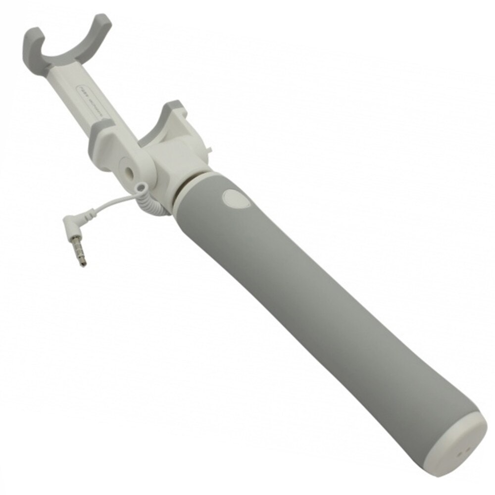 Selfie Stick Xiaomi Mi, control actionare shutter pe fir, jack 3.5mm, Gri