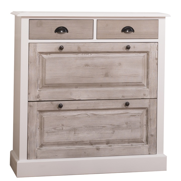 Pantofar cu 2 usi, 2 sertare