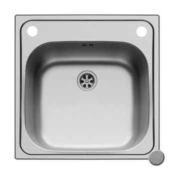 Chiuveta Inox Pyramis INSET 500x500mm, 1 cuva, adancime 170mm, finisaj antizgariere Chiuveta Inox Pyramis INSET 500x500mm, 1 cuva, adancime 170mm, finisaj antizgariere