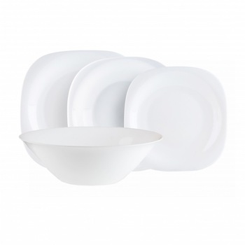 Serviciu de masa Luminarc Carine, 19 piese, Alb Serviciu de masa Luminarc Carine, 19 piese, Alb
