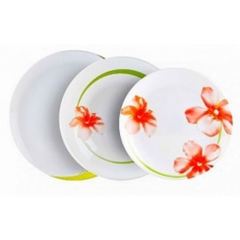 Serviciu de masa Luminarc Impression, 18 piese, Alb mat Serviciu de masa Luminarc Impression, 18 piese, Alb mat