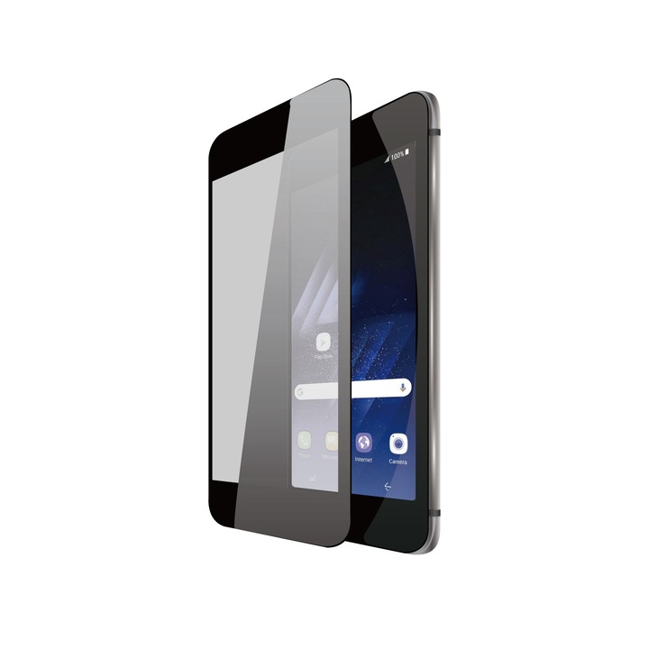 Закален стъклен протектор 3D Devia за iPhone X/Xs, Черен