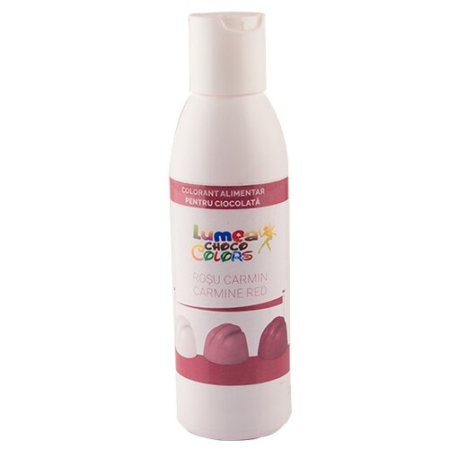 Colorant alimentar rosu carmin pentru ciocolata, 100 g - Lumea choco Colors