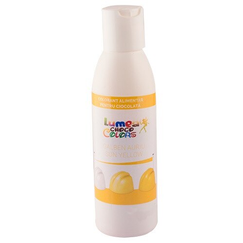 Colorant alimentar galben auriu pentru ciocolata, 100g - Lumea choco Colors