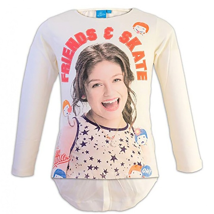 Bluza cu maneca lunga si trena , Disney Soy Luna , 6 ani/116 cm