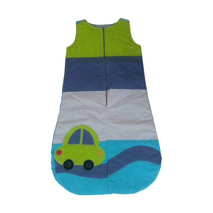 Sac de dormit Masinuta, 100 cm, 2-4 ani