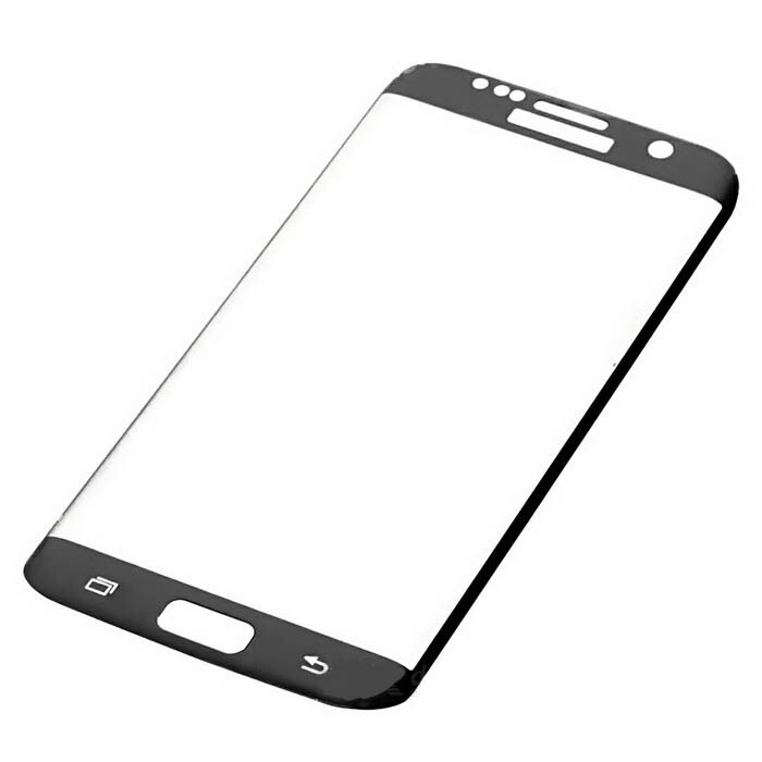 Folie sticla completa, Full screen, Samsung S7 Edge, Negru