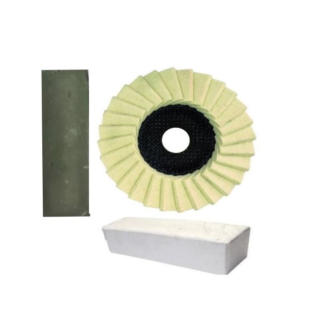 Disc pasla lamelar125 mm flex + pasta Verde + pasta Alba