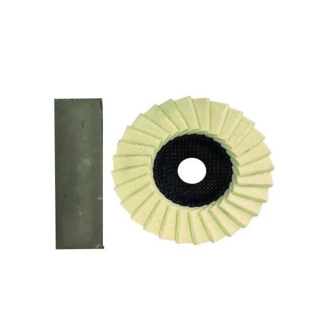 Disc pasla lamelar125 mm flex + pasta Verde