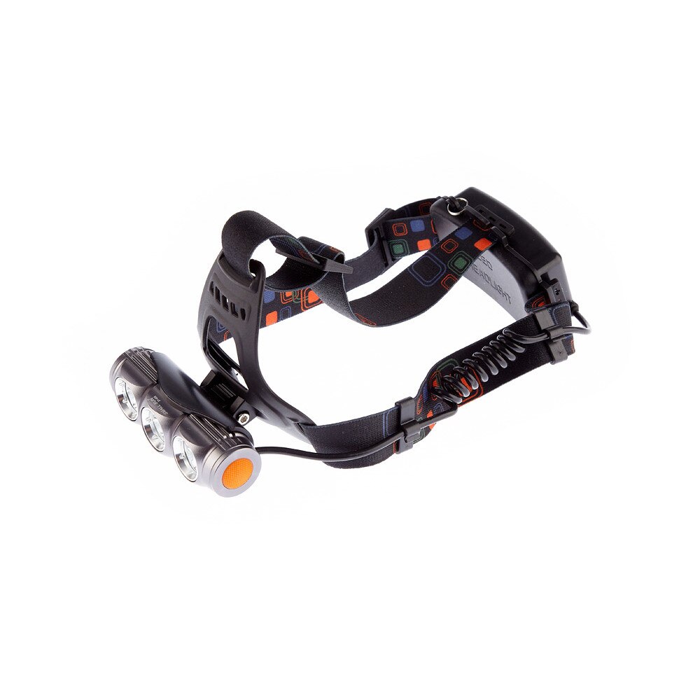 Lanterna de Cap Reglabila, 3 x Led, Busola, BT003, Negru