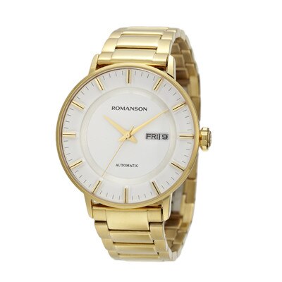 Ceas Romanson automatic barbatesc TM 4254R MG-WH auriu
