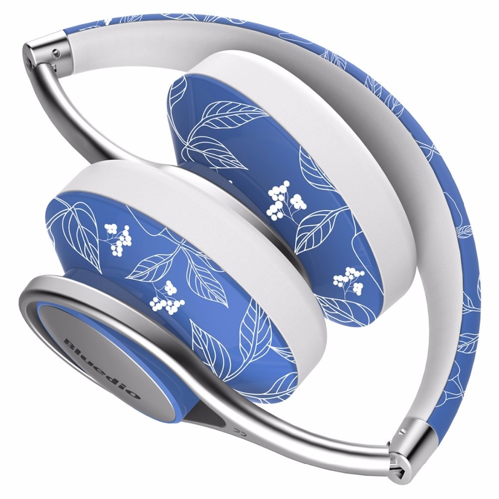 Casti Bluetooth Bluedio A2 (Air), Albastru, Bluetooth 4.2, Wireless, Stereo, microfon incorporat