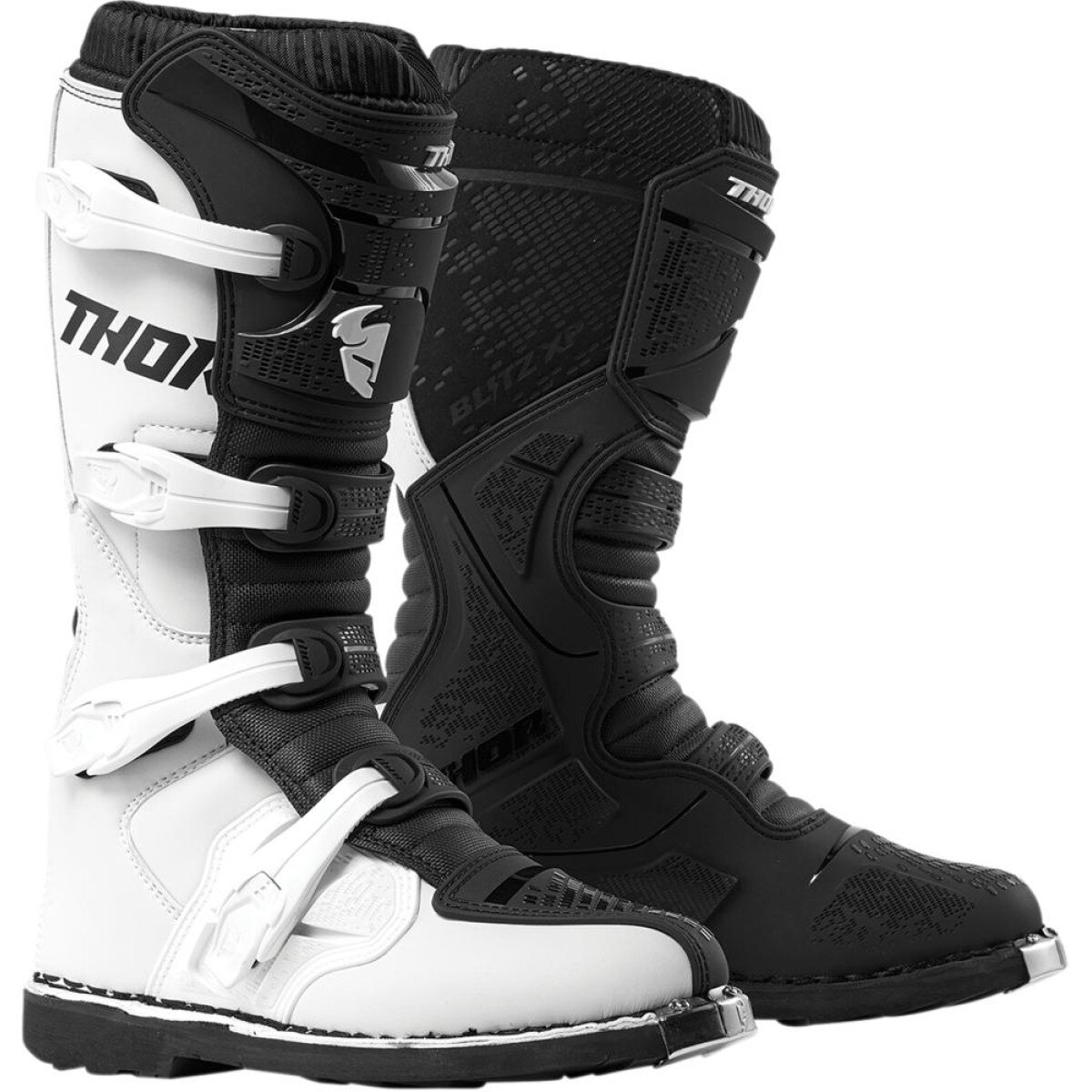 Cizme Atv/Cross Thor Blitz XP alb/negru marime 42