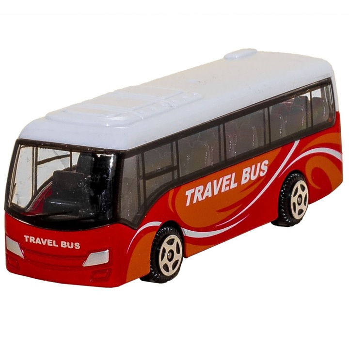 Vehicul Miniatura Autobuz Turistic 1:64