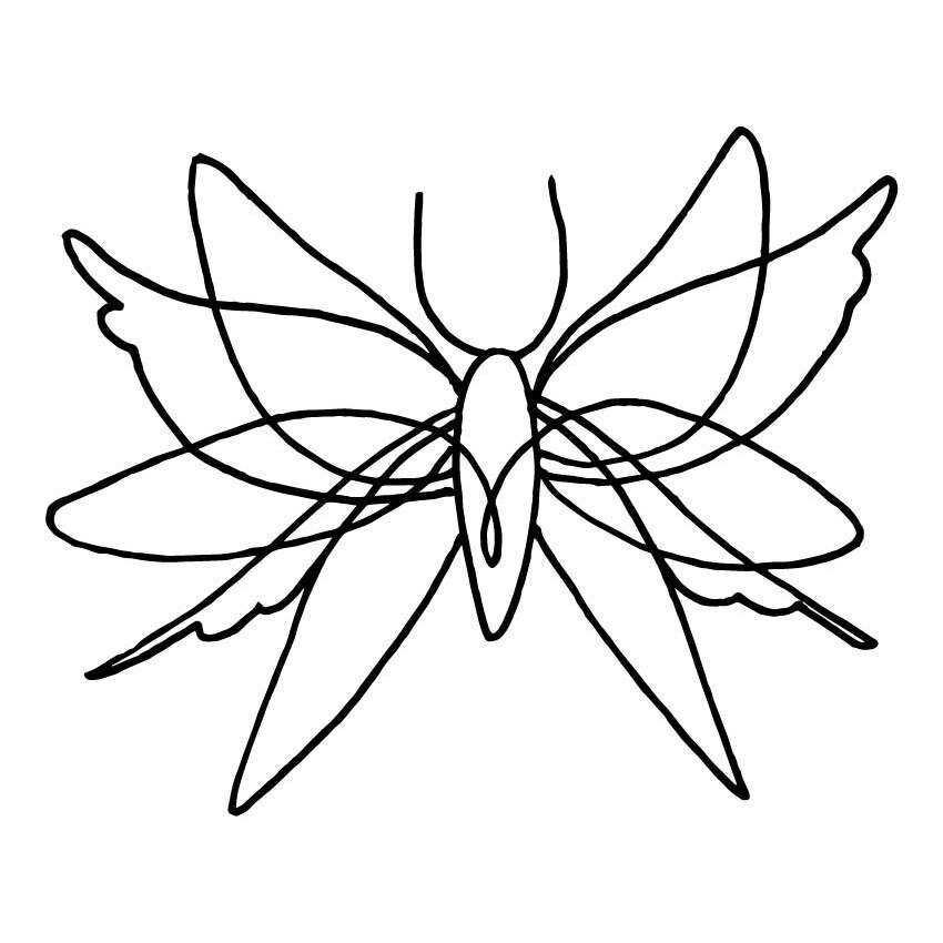 Tatuaje temporare Tatuin, Butterfly, design by Amalia Dulhan, 2 tatuaje