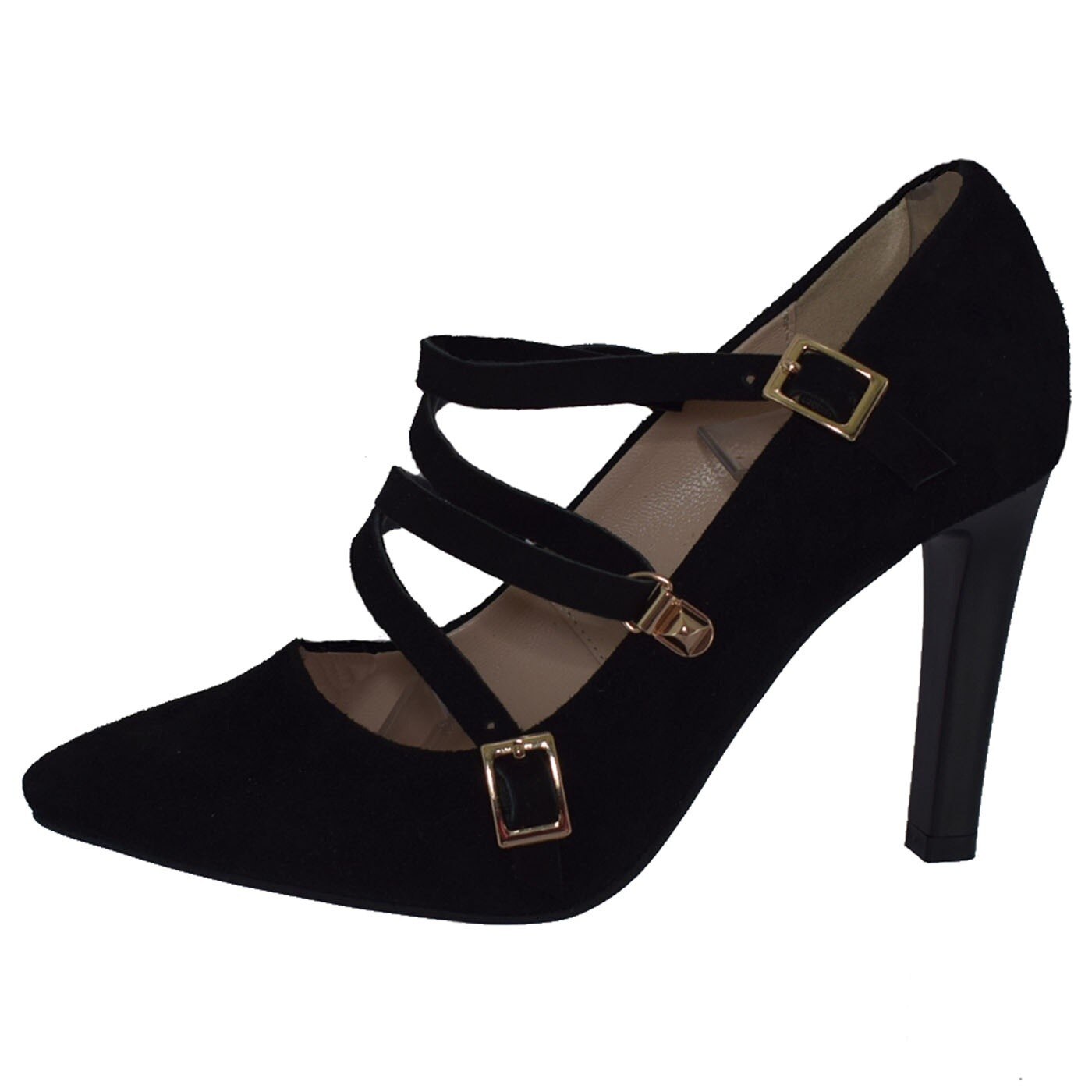 Pantofi dama, din piele naturala, marca Botta, 1087-18-01-05, negru, Negru