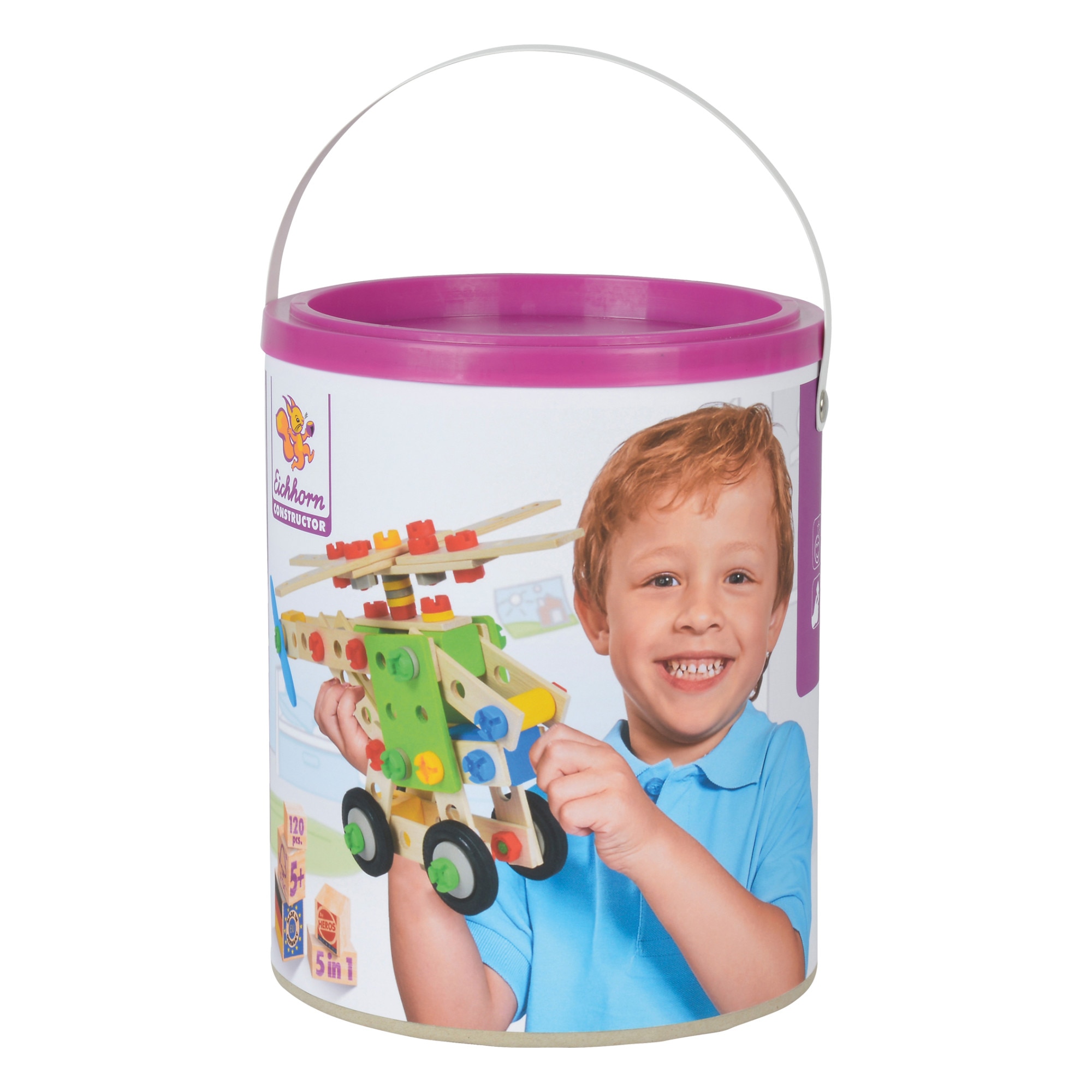 Set constructie Eichhorn Heros Constructor, Elicopter, 120 piese