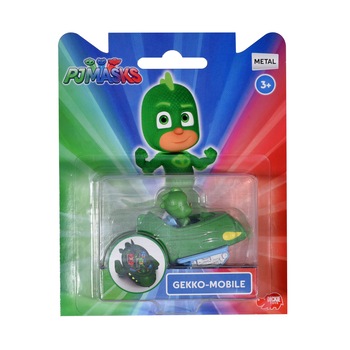 Figurina cu vehicul Eroi in pijama, Gekko-Mobile, 7 cm Figurina cu vehicul Eroi in pijama, Gekko-Mobile, 7 cm