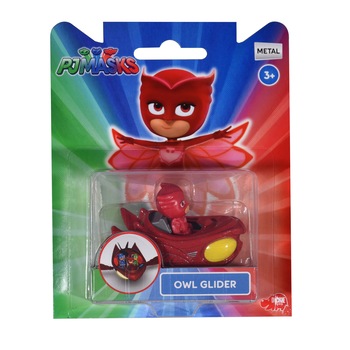 Figurina cu vehicul Eroi in pijama, Owl-Glider, 7 cm Figurina cu vehicul Eroi in pijama, Owl-Glider, 7 cm