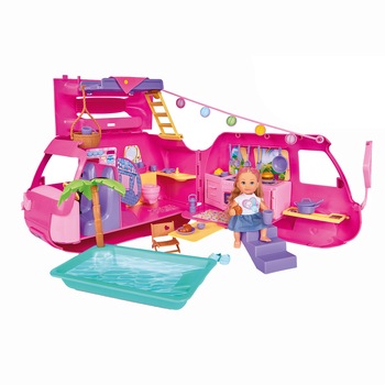 Set de joaca Evi Love - Holiday Camper, 12 cm Set de joaca Evi Love - Holiday Camper, 12 cm