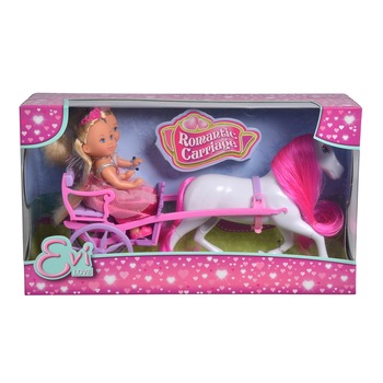 Set de joaca Evi Love - Romantic Carriage, 12 cm Set de joaca Evi Love - Romantic Carriage, 12 cm