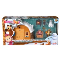 set de joaca masha and the bear - winter bears house imagen 7_0_
0