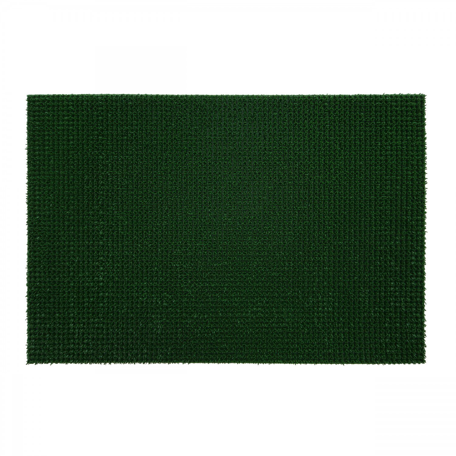 Covoras intrare S-Home, model uni, din polietilena, verde, dreptunghiular, 60x45 cm