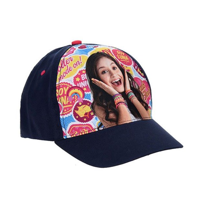 Детска шапка с козирка Soy Luna, тъмносиня, Тъмносин