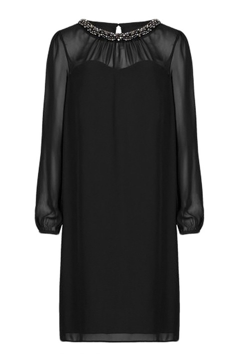 Стилна рокля с колие Eviza 30599, Размер XL