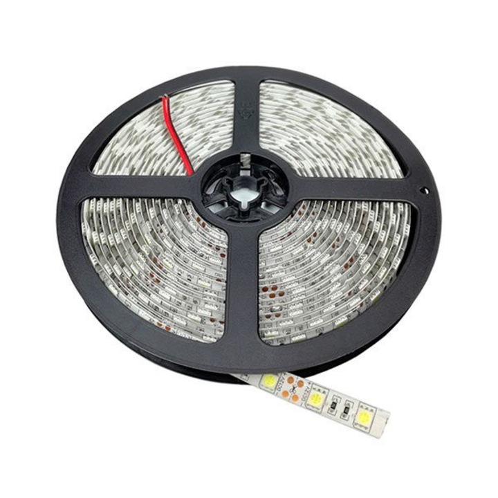 Banda LED 5050 30 SMD/m 14,4W Alb cald Impermeabila Silicon IP65