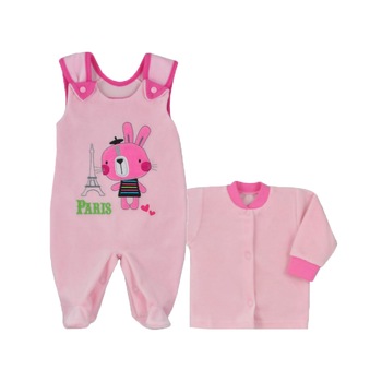 Compleu 2 piese fetite Koala Swiata 05-087RO, Roz Compleu 2 piese fetite Koala Swiata 05-087RO, Roz