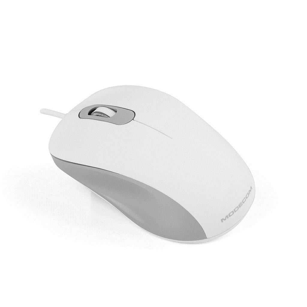 Mouse optic Modecom MC-M10S, 1000 DPI, USB, Alb