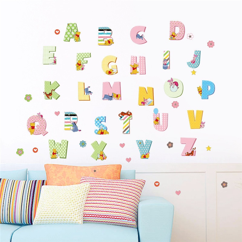 Sticky De Colorat Sticker perete Alfabet Colorat - Sticky Art - eMAG.ro