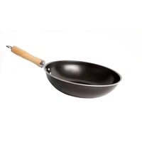 Tigaie Wok Vanora Rizzo, teflon, maner lemn, 32 cm