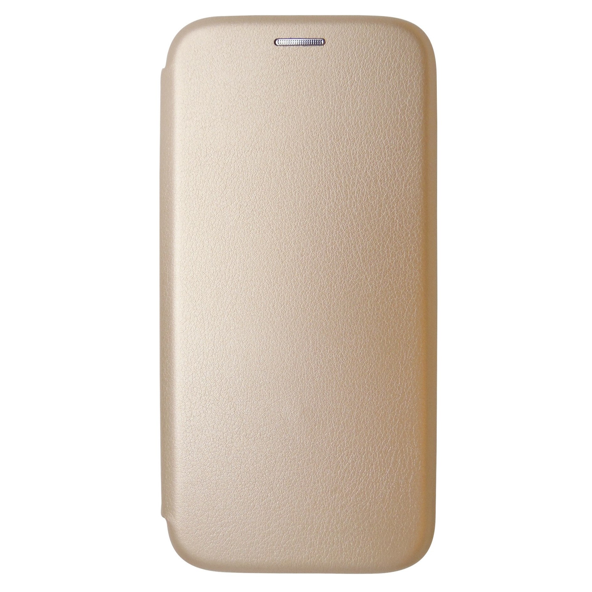 Husa tip carte cu stand Forcell Elegance aurie pentru Samsung Galaxy A6 2018