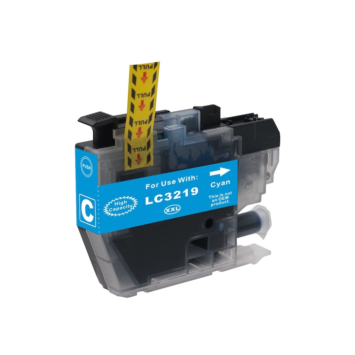 HQ Premium Brother LC3217 LC-3217 LC-3219 LC-3219 Циан рециклирана мастилена касета