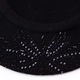 Basca dama casmir cu pietricele Pami, HL809 negru