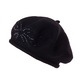 Basca dama casmir cu pietricele Pami, HL809 negru