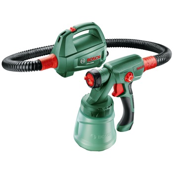 Pistol de vopsit Bosch PFS 2000, 440 W, 800 ml capacitate rezervor, 200 ml/min capacitate pompare, 1.3 m lungime furtun Pistol de vopsit Bosch PFS 2000, 440 W, 800 ml capacitate rezervor, 200 ml/min capacitate pompare, 1.3 m lungime furtun