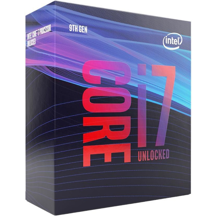 Intel Core i7-9700K Coffee Lake-R processzor, 3.60GHz, Socket 1151, Box