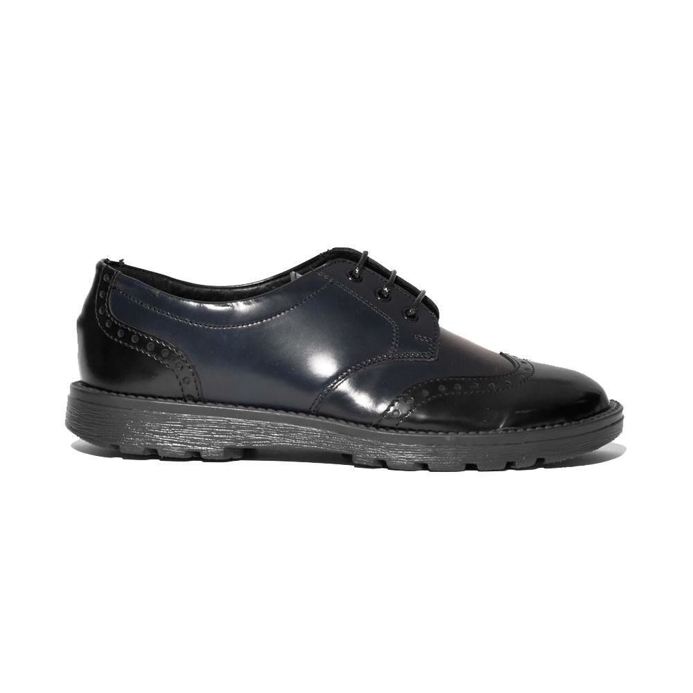 Pantofi baieti Frigerio, PJ Shoes, Negru/Albastru, 36 EU